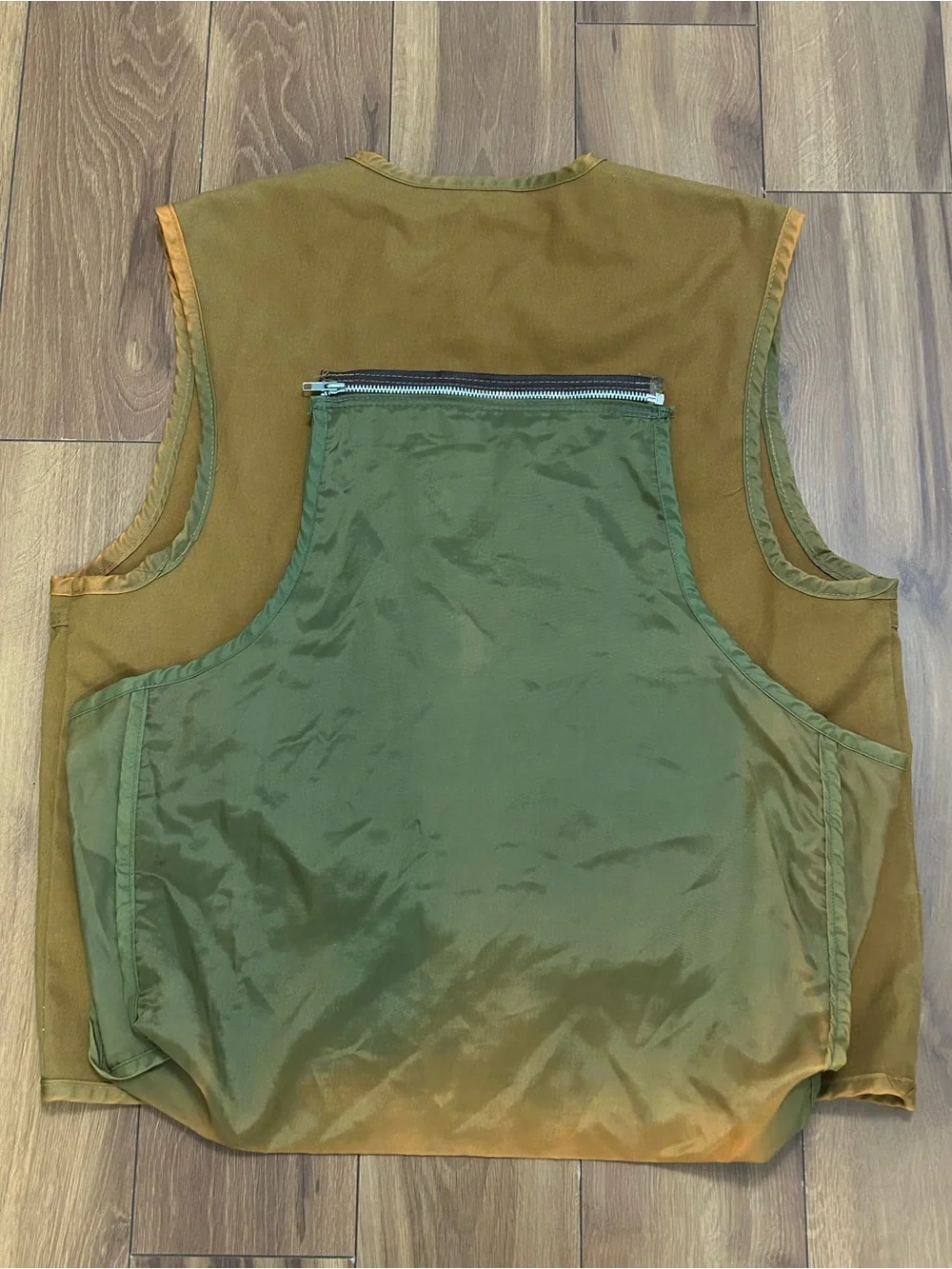 Vintage 60s Original SAFTBAK Men's Bird HUNTING Vest w/ Back Pouch Size LARGE